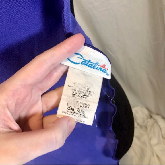 ❤️ LAST DAY Vintage 1990s Catalina Bra-Style Bikini Top w/ Matching Sarong - Picture 13 of 13